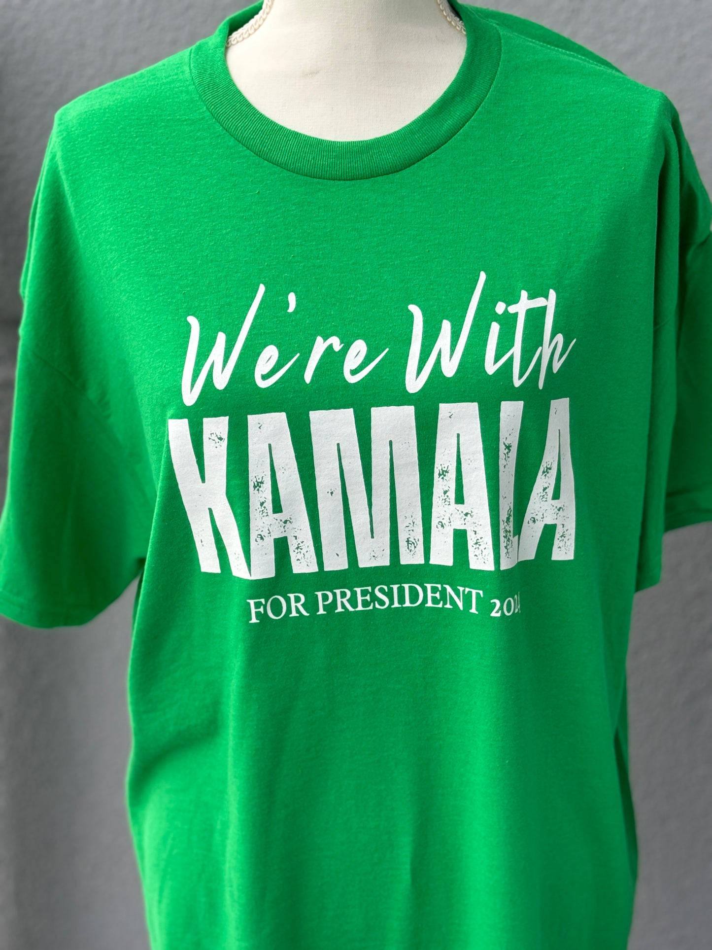 WE'RE WITH KAMALA (solid colors)